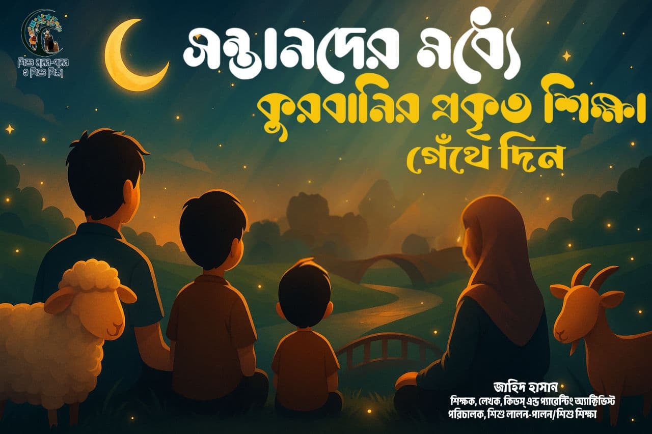 সন্তানদের মধ্যে কুরবানির প্রকৃত শিক্ষা গড়ে তুলুন