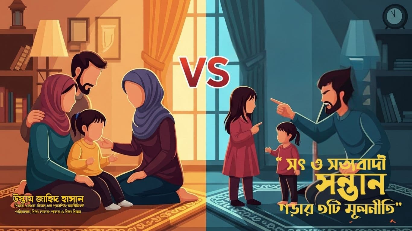 “সৎ ও সত্যবাদী সন্তান গড়ার ৩টি মূলনীতি”